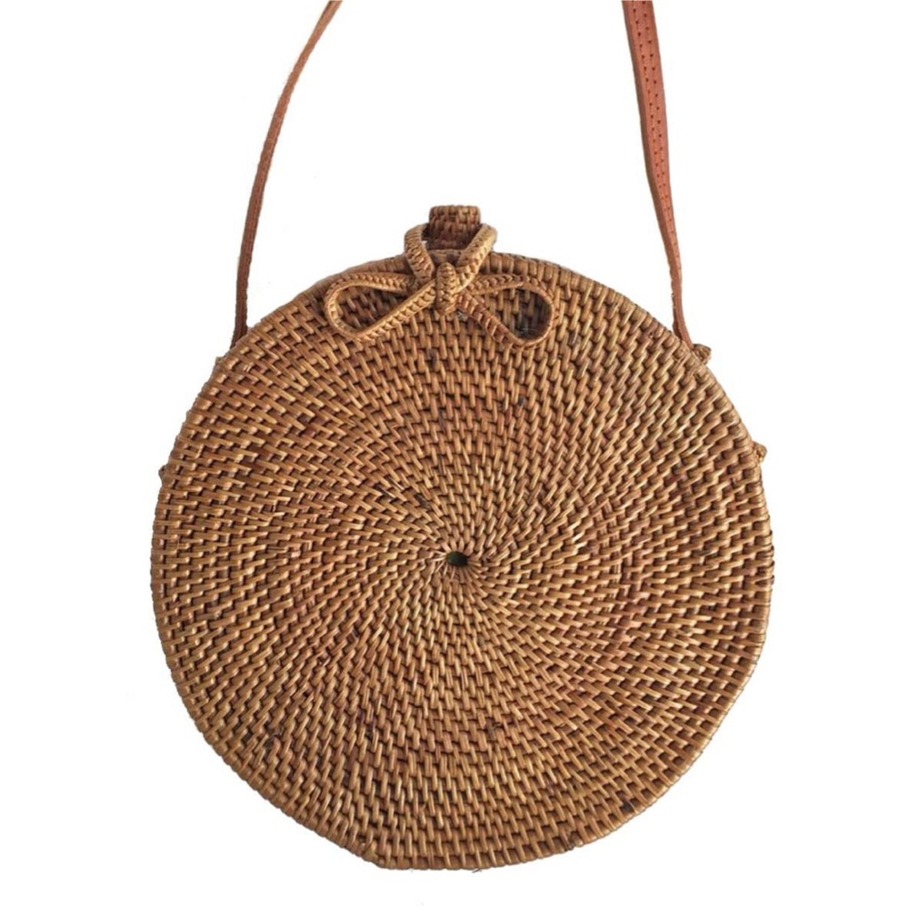 ♡ Round Woven Bag